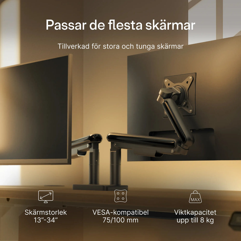 Skärmhållare
