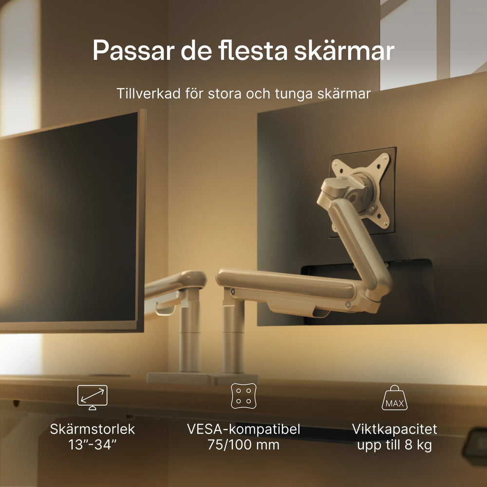 Skärmhållare