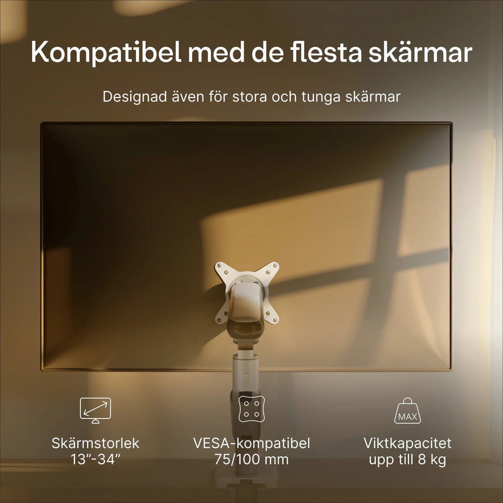 Skärmhållare